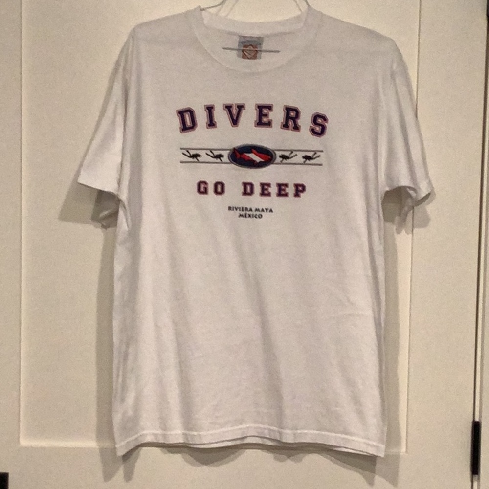 Riviera Maya Divers t-shirt size L